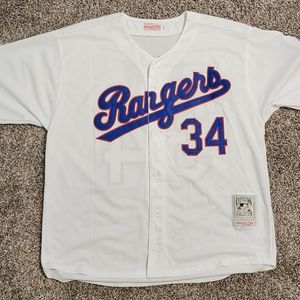 Nolan Ryan White Texas Rangers Jersey Men's Size Large
